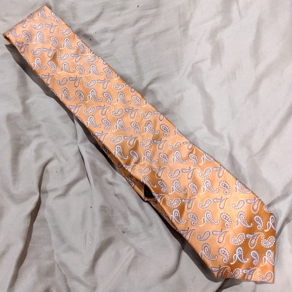 Pierre Cardin bright orange tie - Picture 1 of 2